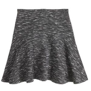 J.Crew Plaza fluted skirt in tweed, size 4